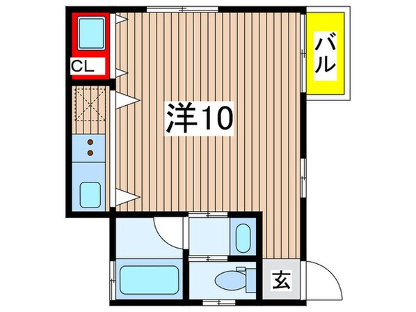 ボンヌール川名の物件間取画像